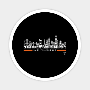 Buster Posey Skyline - Magnet